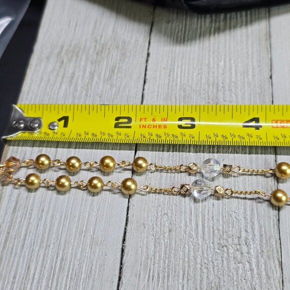 Handcrafted Elegant and Regal Gold and White Rosary Christmas Gift - Picture 7 of 10